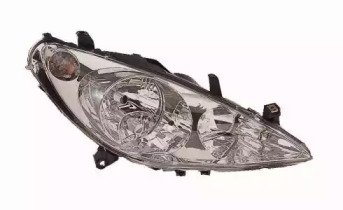 Фара левая под корректор с противотуманкой PEUGEOT 307 2001- / 550-1128L-LDEMF