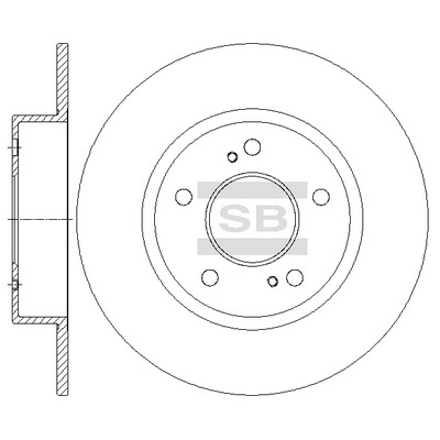 ДИСК ТОРМОЗНОЙ SD4218