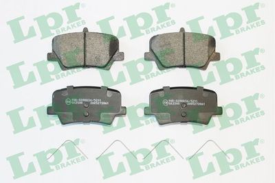 Колодки тормозные дисковые GEELY TUGELLA 20-/VOLVO XC40 17- задние 05P2061