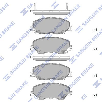 Тормозная колодка SP4516