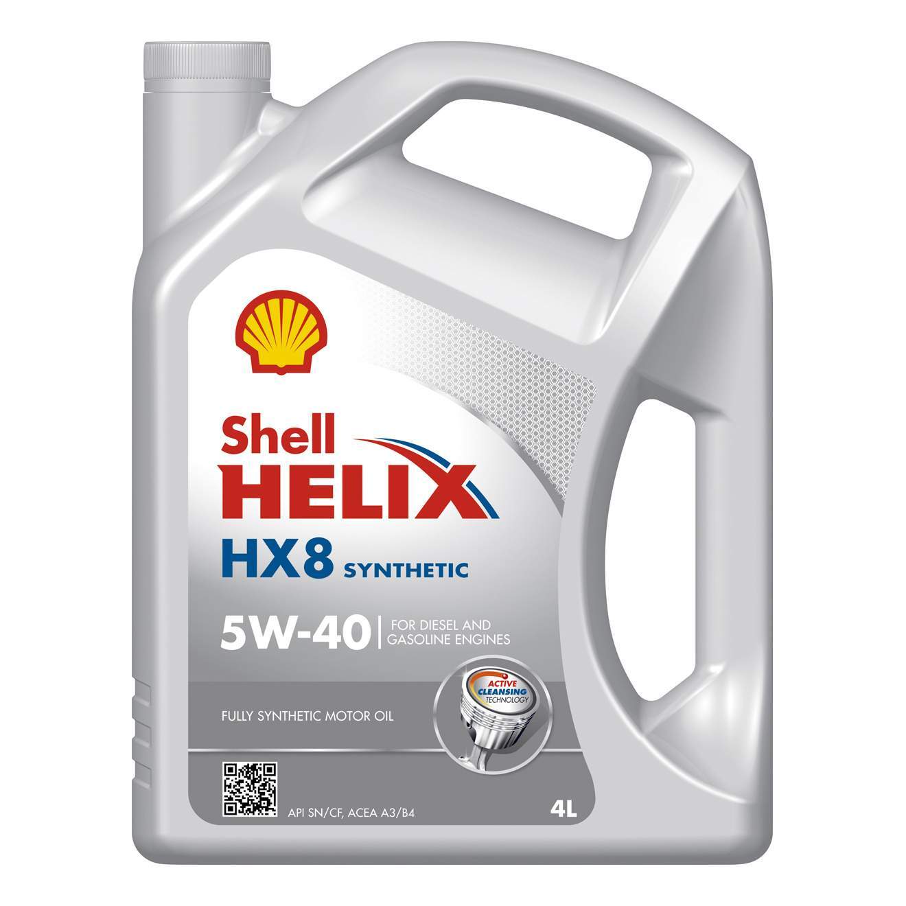 Масло моторное синтетическое Helix HX8 Synthetic 5W-40 4л 550040295 (550046362)(550061576O004)