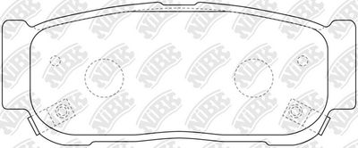Колодки тормозные задние KIA SORENTO (JC) 2.4-3.5 02- PN0797