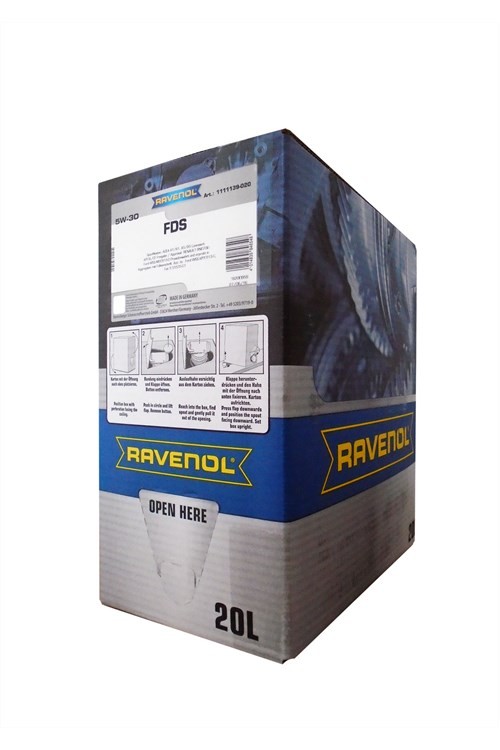 Моторное масло RAVENOL FDS 5W-30 20л, ecobox (1111139B2001888) 4014835797925