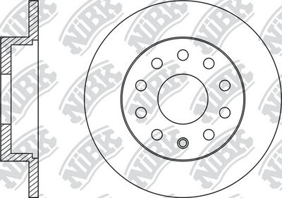 Диск тормозной AUDI A3/SKODA OCTAVIA/VW GOLFV/JETTA 03-  RN33006