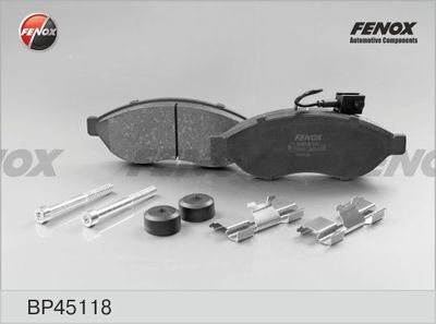 Колодки тормозные дисковые Fiat Ducato 06-/ Citroen Jumper 06-/ Peugeot Boxer 06- 1400-1700kg BP45118