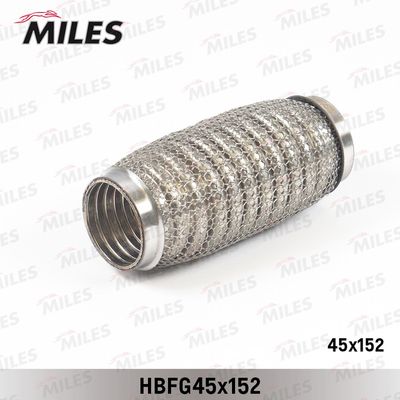 Труба гофрированная (гофра) кольцевым плетением и металлорукавом 45X152 HBFG45X152