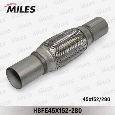 Труба гофрированная (гофра) патрубками и внутренним плетением 45X152-280 (BOSAL 265-701) HBFE45X152-280