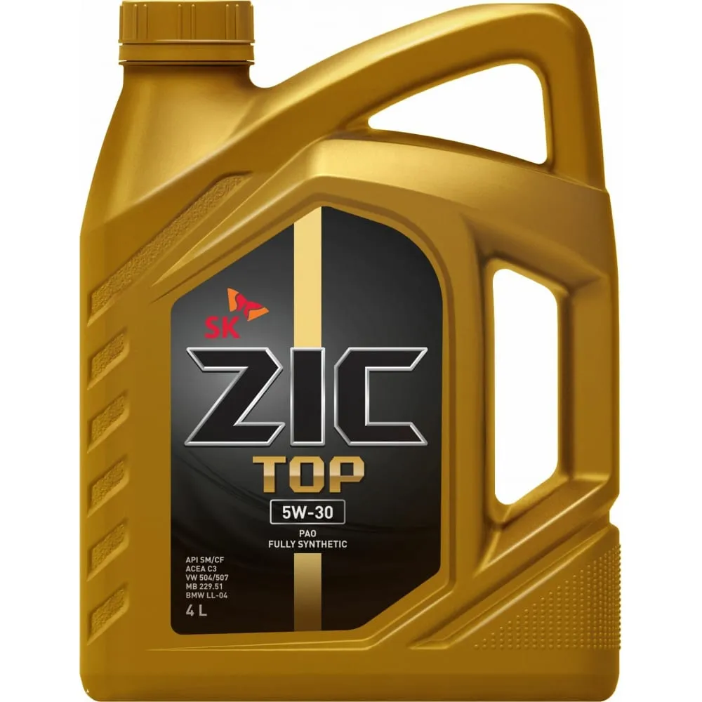 Масло моторное синтетическое ZIC Top 5W-30 4л 162681