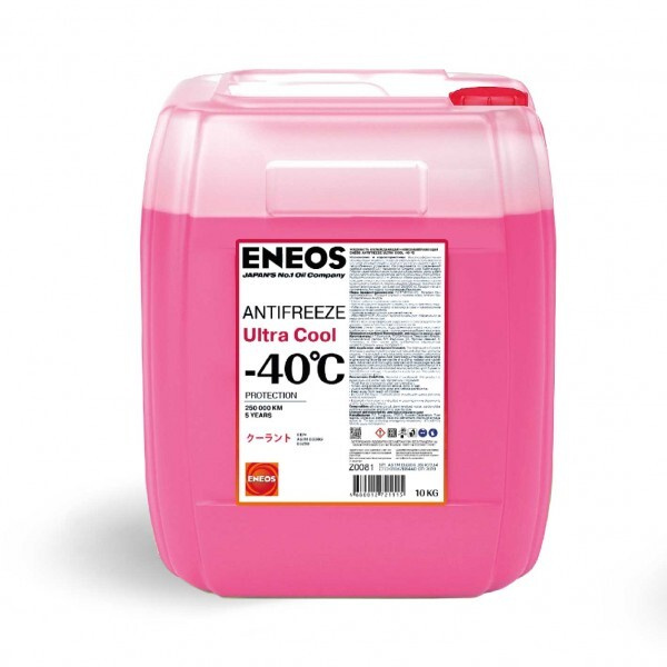 Антифриз ENEOS Ultra Cool -40°C 10кг (pink) Z0081