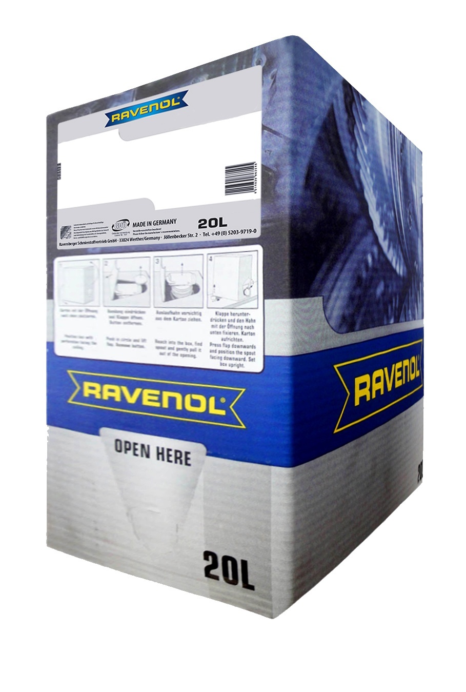 Трансмиссионное масло RAVENOL ATF RED-1 20л, ecobox (1211117B2001888) 4014835785922