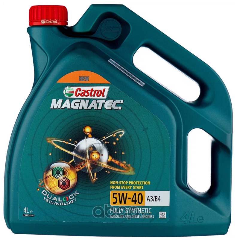 Масло моторное CASTROL Magnatec 5W-40 синтетическое 4 л 15F480 15F480
