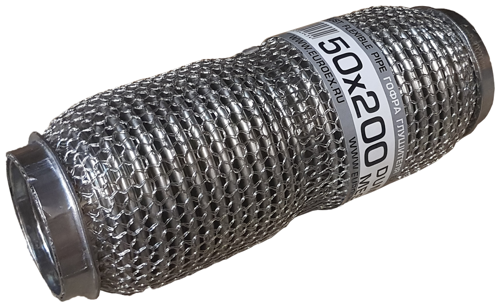 Гофра глушителя 50x200 dumbbell meshed