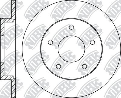 Диск тормозной MAZDA 3 1.4-2.0 03- задний RN1369