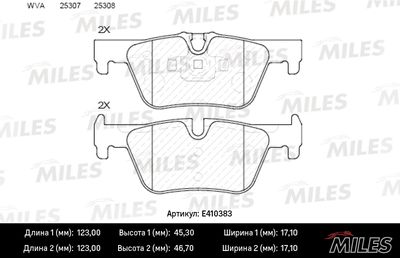 Колодки тормозные задние (без датчика) (Смесь Low-Metallic) BMW 1 F20 10-/3 F30 11- (TRW GDB1919) E410383