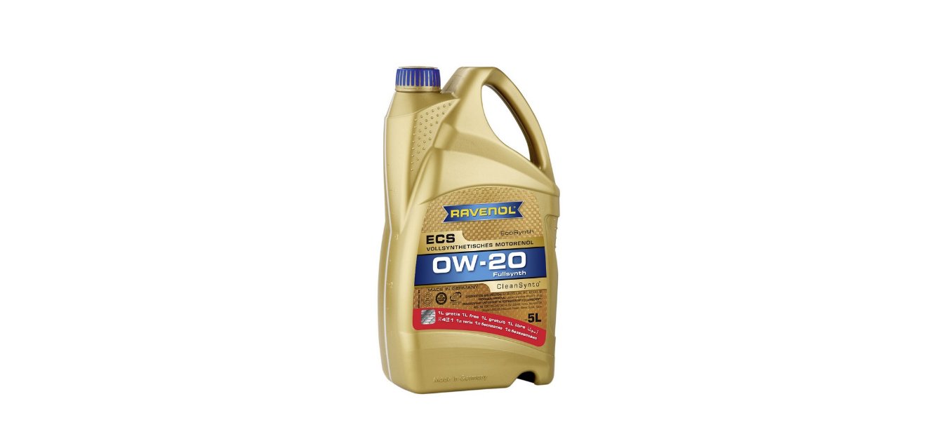АКЦИЯ Моторное масло RAVENOL ECS EcoSynth 0W-20 (5 л) 4+1 4014835851566