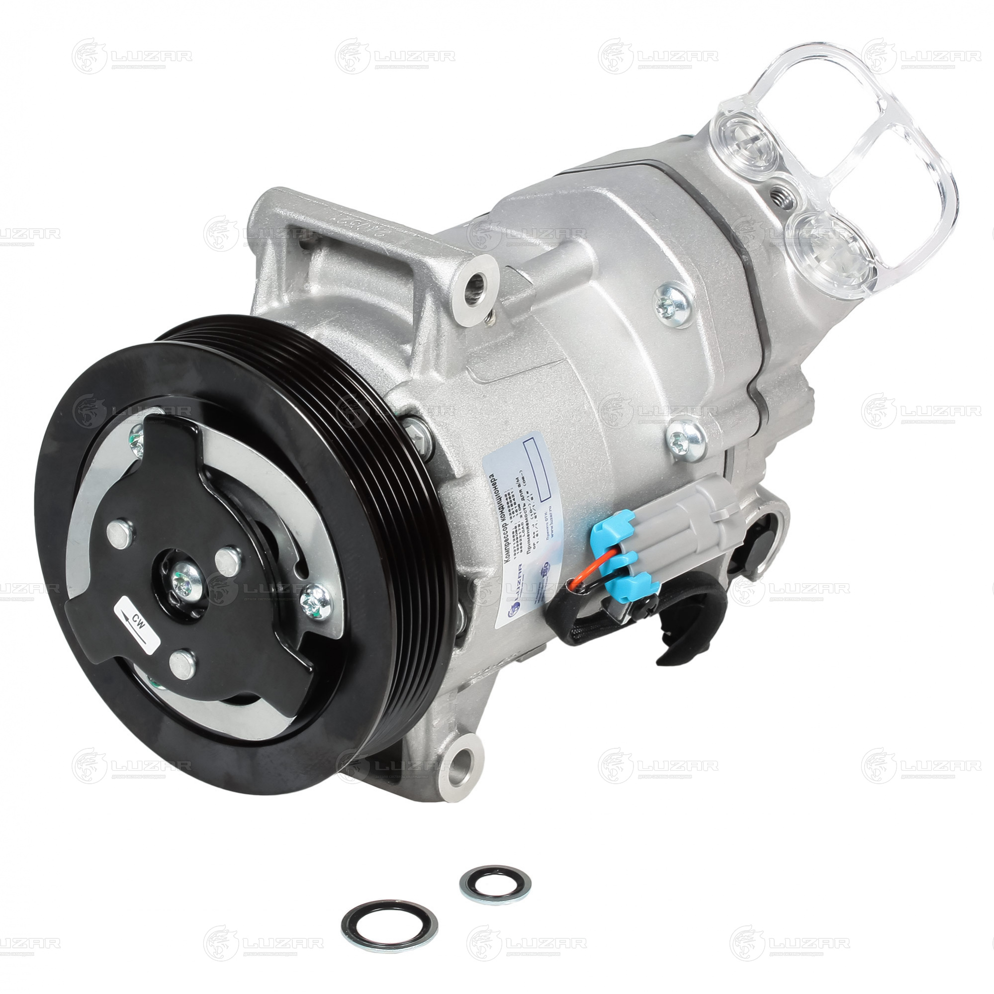 Компрессор кондиц. для ам Opel Astra J (10-) 1.6i,1.8i (120mm 6PK) (LCAC 2108)