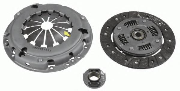 Сцепление комплект FIAT ALBEA/DOBLO 1.4 01- (Sachs 3000951348) GE09064