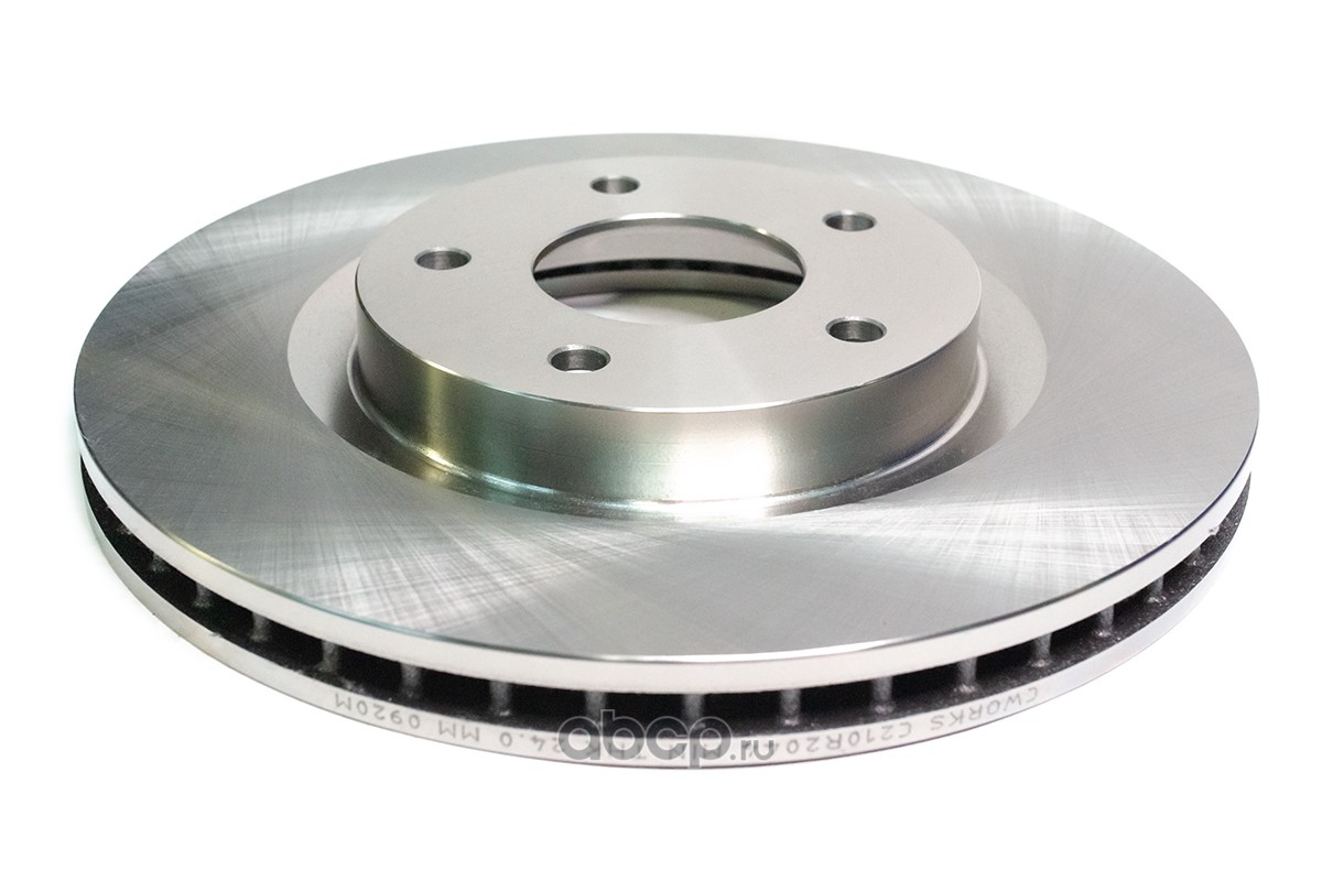 Диск тормозной передний NISSAN QASHQAI 07-/X-TRAIL 07-/RENAULT KOLEOS 08- (TRW DF4964) C210R2044