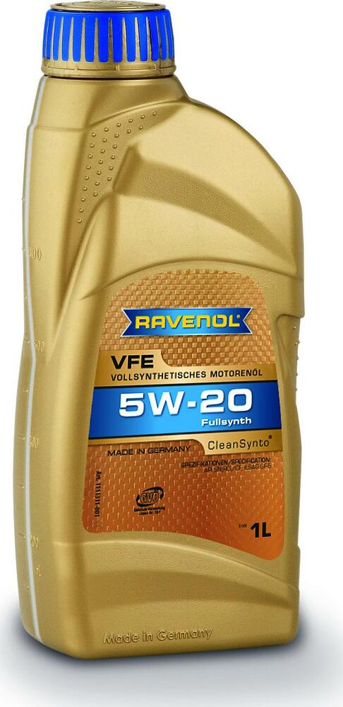 Моторное масло RAVENOL VFE 5W-20 1л (111131100101999) 4014835846036