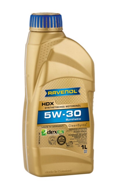 Моторное масло RAVENOL HDX 5W-30 1л (111112500101999) 4014835858541