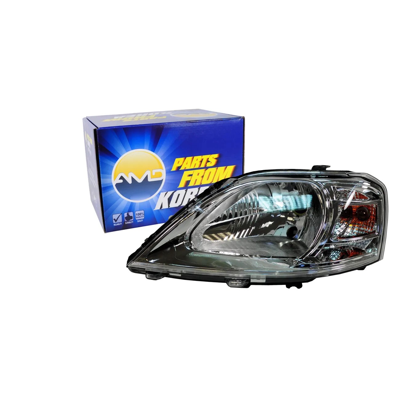 Фара передняя левая RENAULT Logan LS, 2009-2015, LADA Largus, 2012- AMDLP287