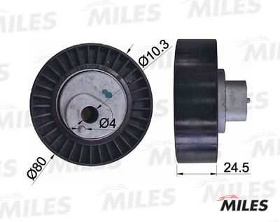 Ролик ремня приводного BMW E36/E34/E39/E38/X5 M43/50/52/54/S50/54/65/85 (INA 532041810) AG03018