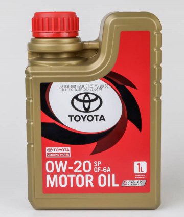 Масло моторное TOYOTA (пластиковая канистра) 0W-20 GF-6A 1Л. 08880-84356
