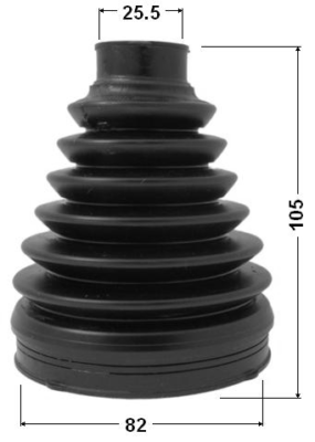 Пыльник ШРУСа внешний TOYOTA COROLLA E15 2006-2013 0117P-ZZE150
