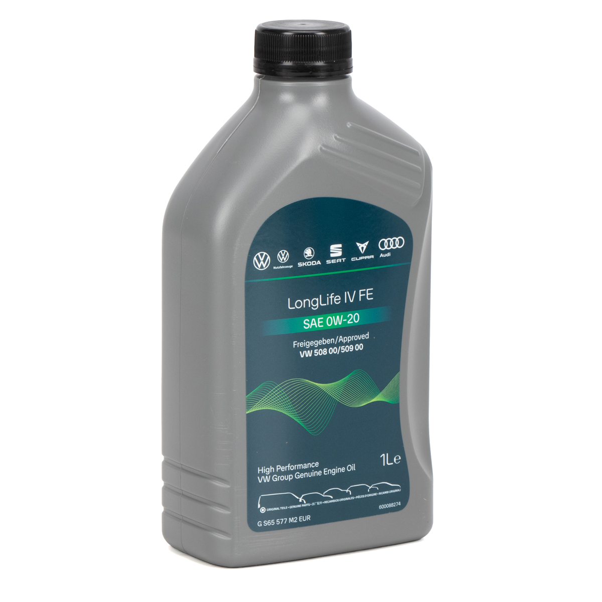 Масло моторное синтетическое VAG "Longlife IV FE 0W-20", 1л (GS60577M2)