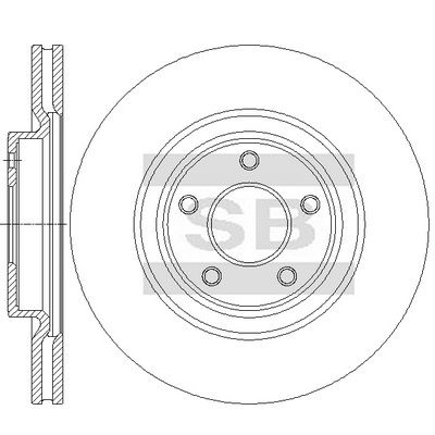 Диск тормозной передний NISSAN MURANO (Z52) SD4277