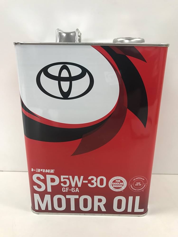 Моторное масло TOYOTA SAE 5W-30 API SP ILSAC GF-6А 4л (08880-10705) 08880-13705