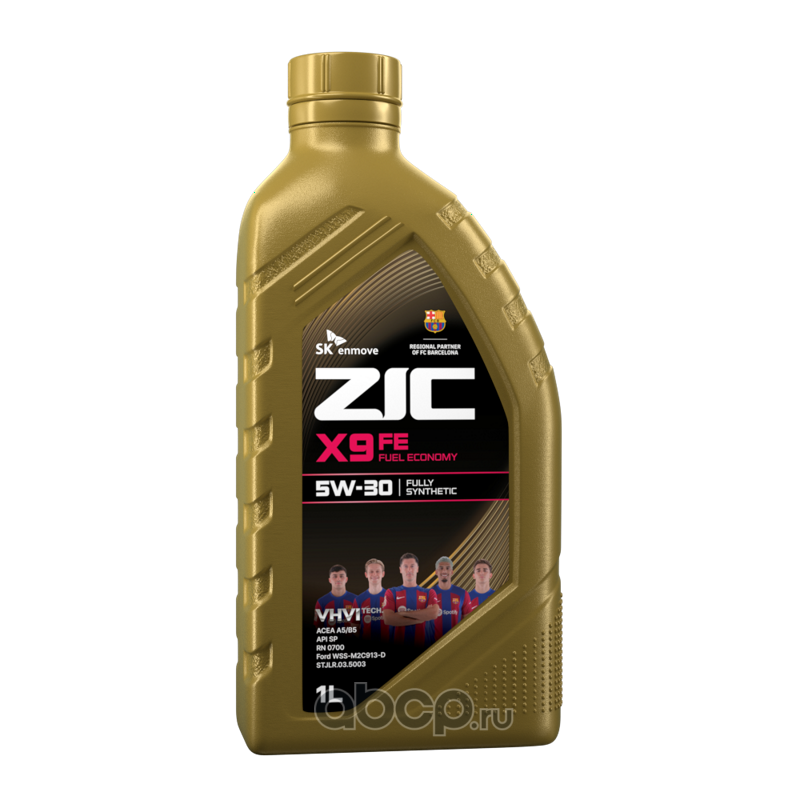 Масло моторное синтетическое ZIC X9 FE 5W-30 1л 132615