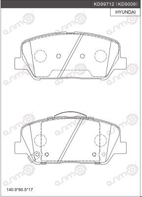 Барабан тормозной VW POLO SEDAN 11- KD9009