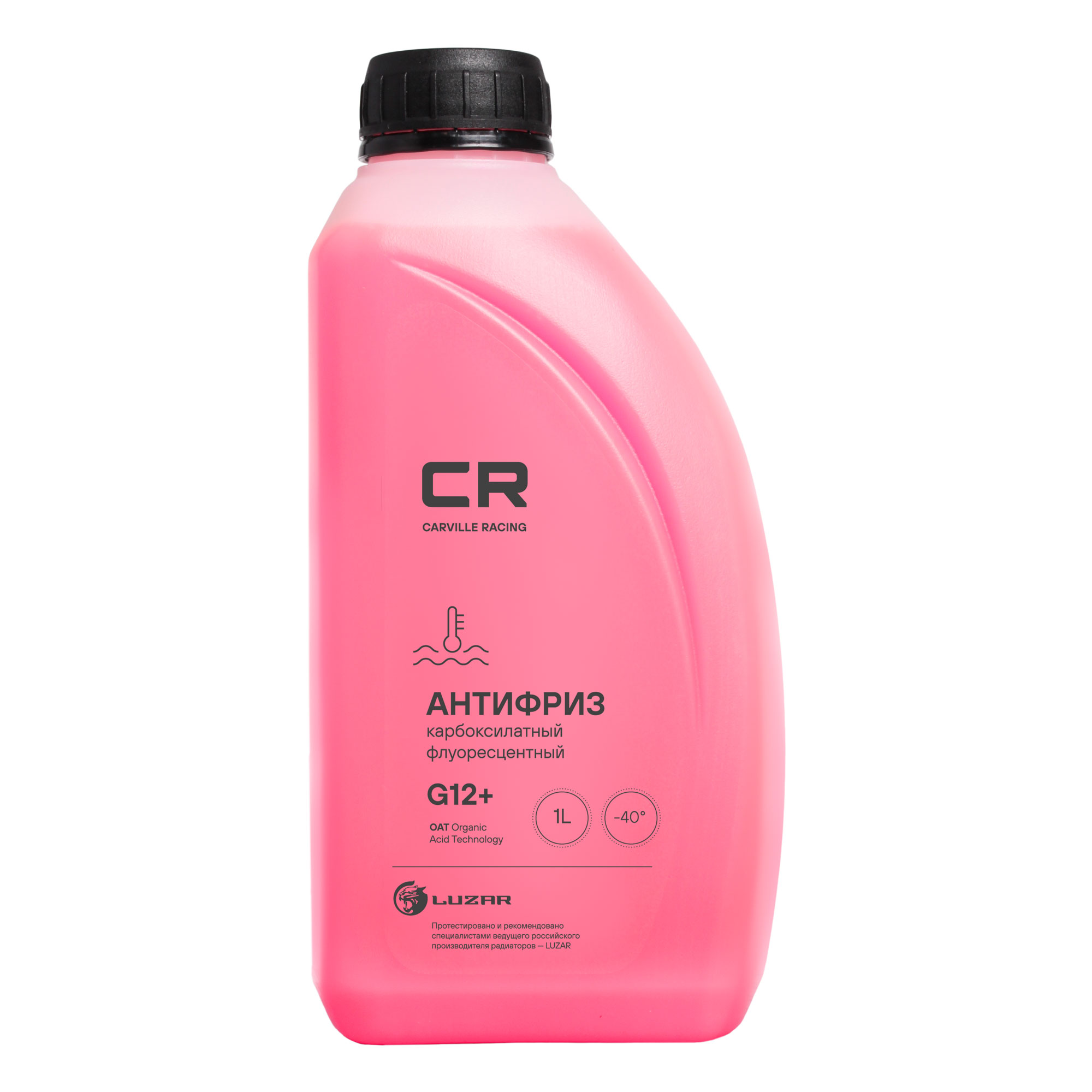 Антифриз G12+ Carville Racing карбоксилатный флуоресцентный красный 1л L2018207