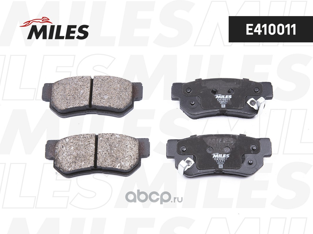 Колодки тормозные задние (без датчика) (Смесь Low-Metallic) (HYUNDAI ELANTRA (XD, HD), GETZ, SANTA FE, SONATA IV-V) (TRW GDB3284) E410011