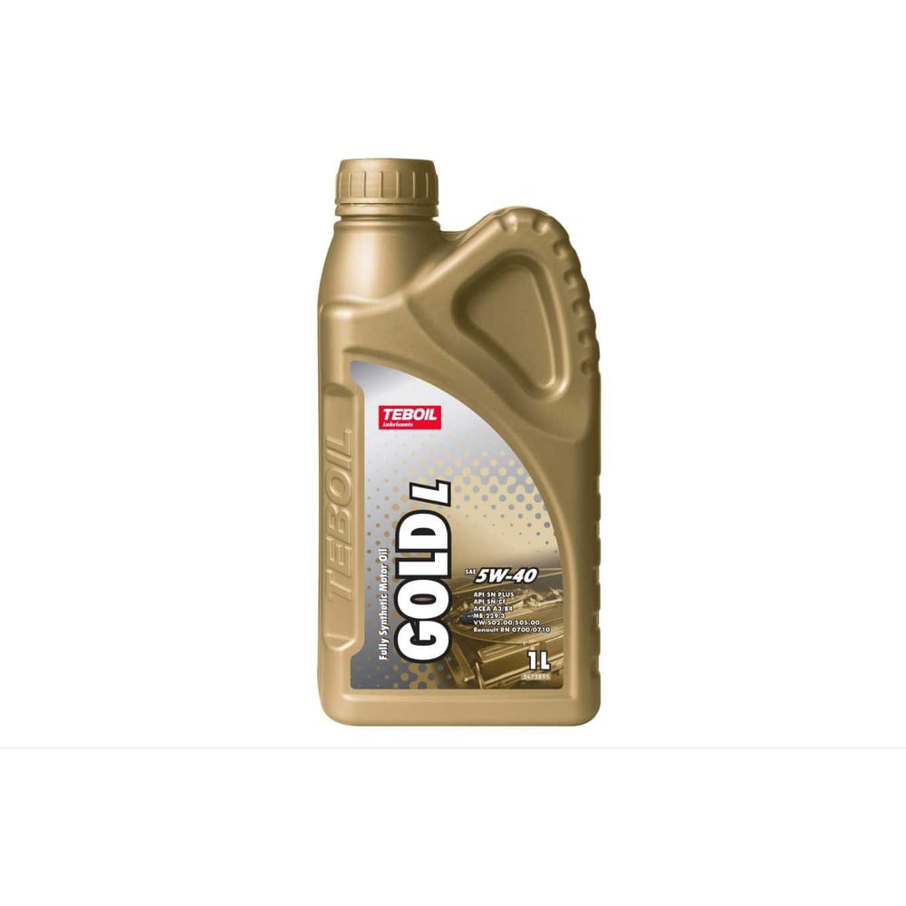 5W-40 Gold L, 1л (синт.мотор.масло)