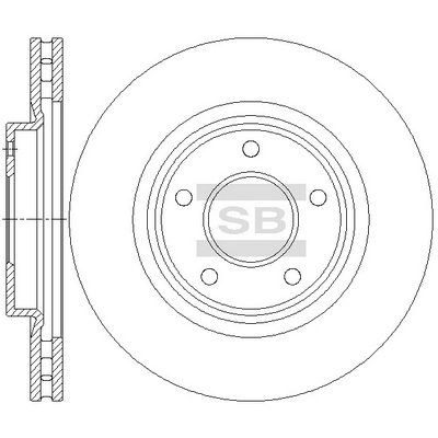 Диск тормозной SD4709