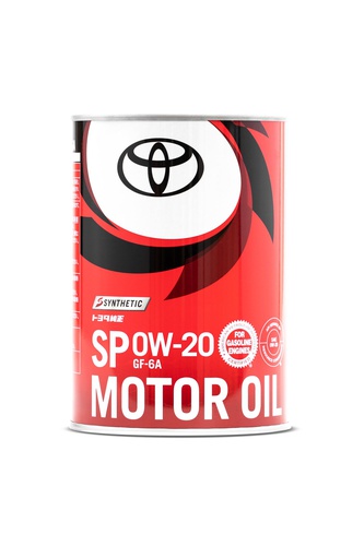Масло моторное 0W20 TOYOTA 1л синтетика SP GF-6A Япония 08880-14306