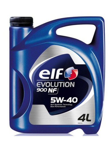 Масло моторное синтетическое ELF EVOLUTION 900 NF 5W-40 4л (10150501) 11060501