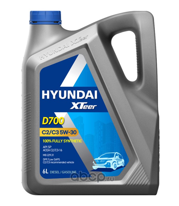 Масло моторное HYUNDAI XTEER D700 C2/C3 5W-30 6л 1061224