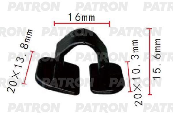 Клипса пластмассовая Audi,Seat,Skoda,Volkswagen применяемость: шумоизоляция капота P371986