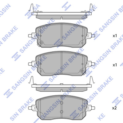 Тормозная колодка HAVAL JOLION SP2932