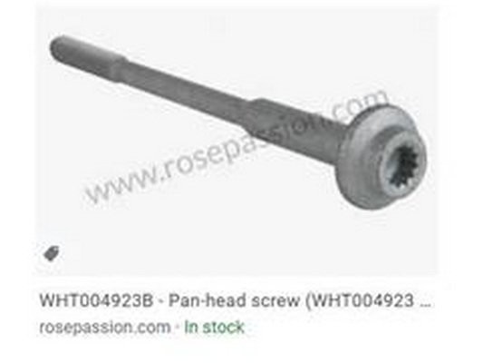 БОЛТ КРЕПЛЕНИЯ ФОРСУНКИ WHT004923B