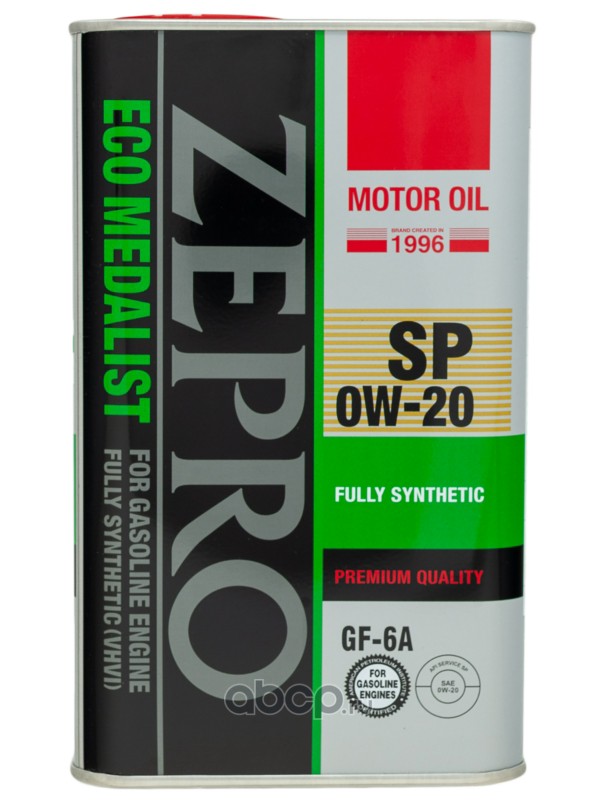 Масло моторное ZEPRO ECO MEDALIST FS SP/GF-6A 0W-20 1л 4250-001-0
