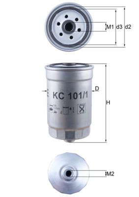 Фильтр топливный KC101/1