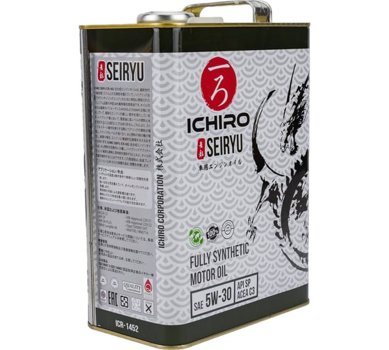 5W-30 SEIRYU SP-RC, C3, 4л, (синт.мотор.масло)