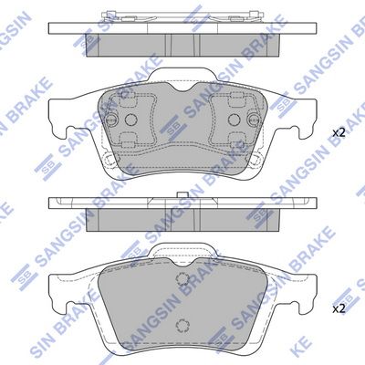 Колодки задние NISSAN PRIMERA P11/P12 SP1834