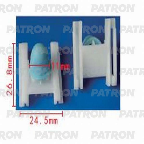 Зажим пластмассовый Audi,Seat,Skoda,Volkswagen применяемость  молдинги P37-0597