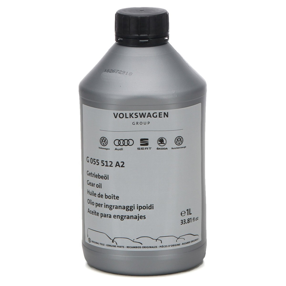 Масло трансмиссионное VAG Gear Oil 1л (G052512A2) G055512A2
