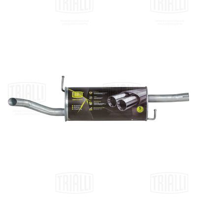 Глушитель для а/м Ford Fusion (02-) 1.2i/1.4i осн. (алюм. сталь)